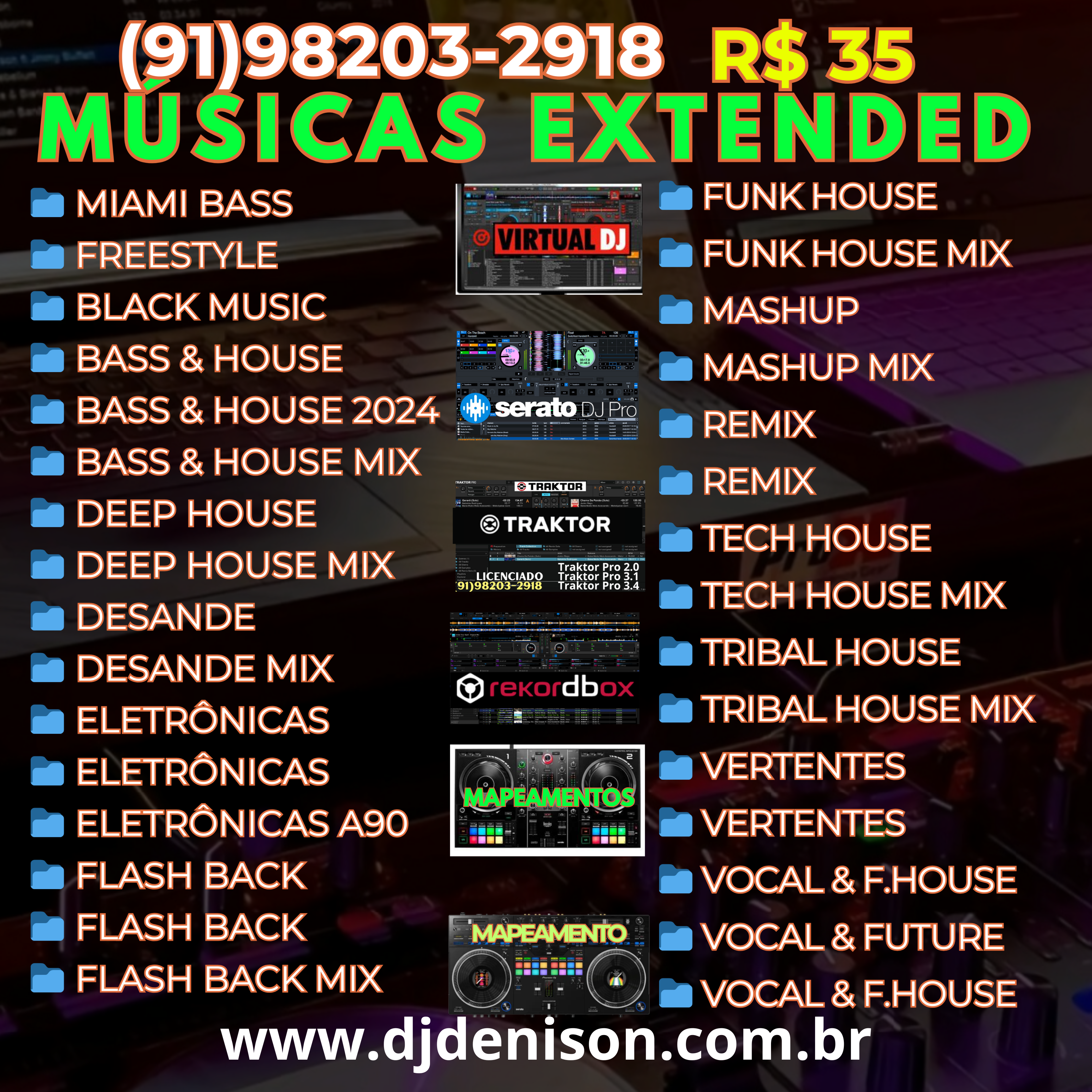 Imagem de PACK MÚSICAS EXTENDED 