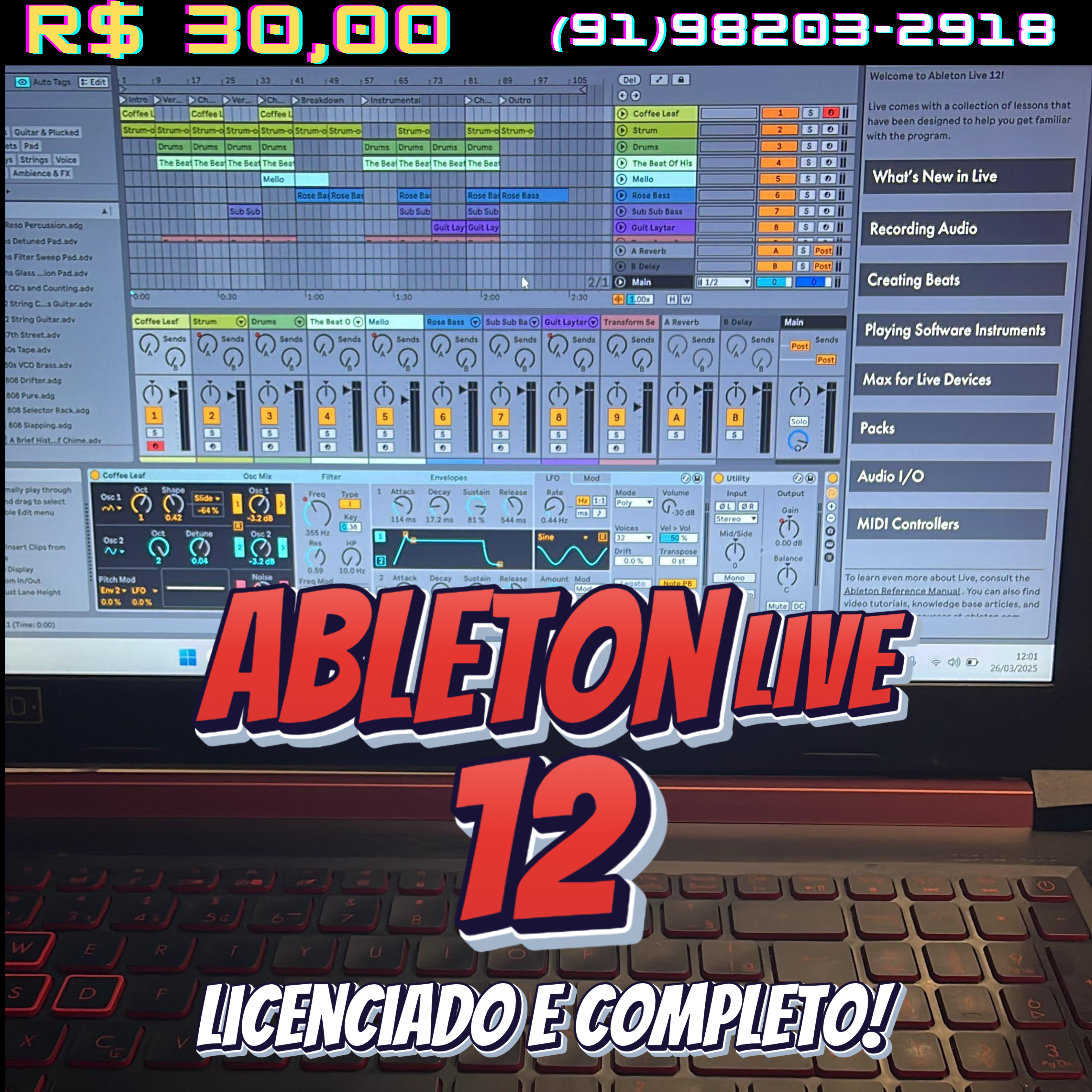 Imagem de ABLETON LIVE 12