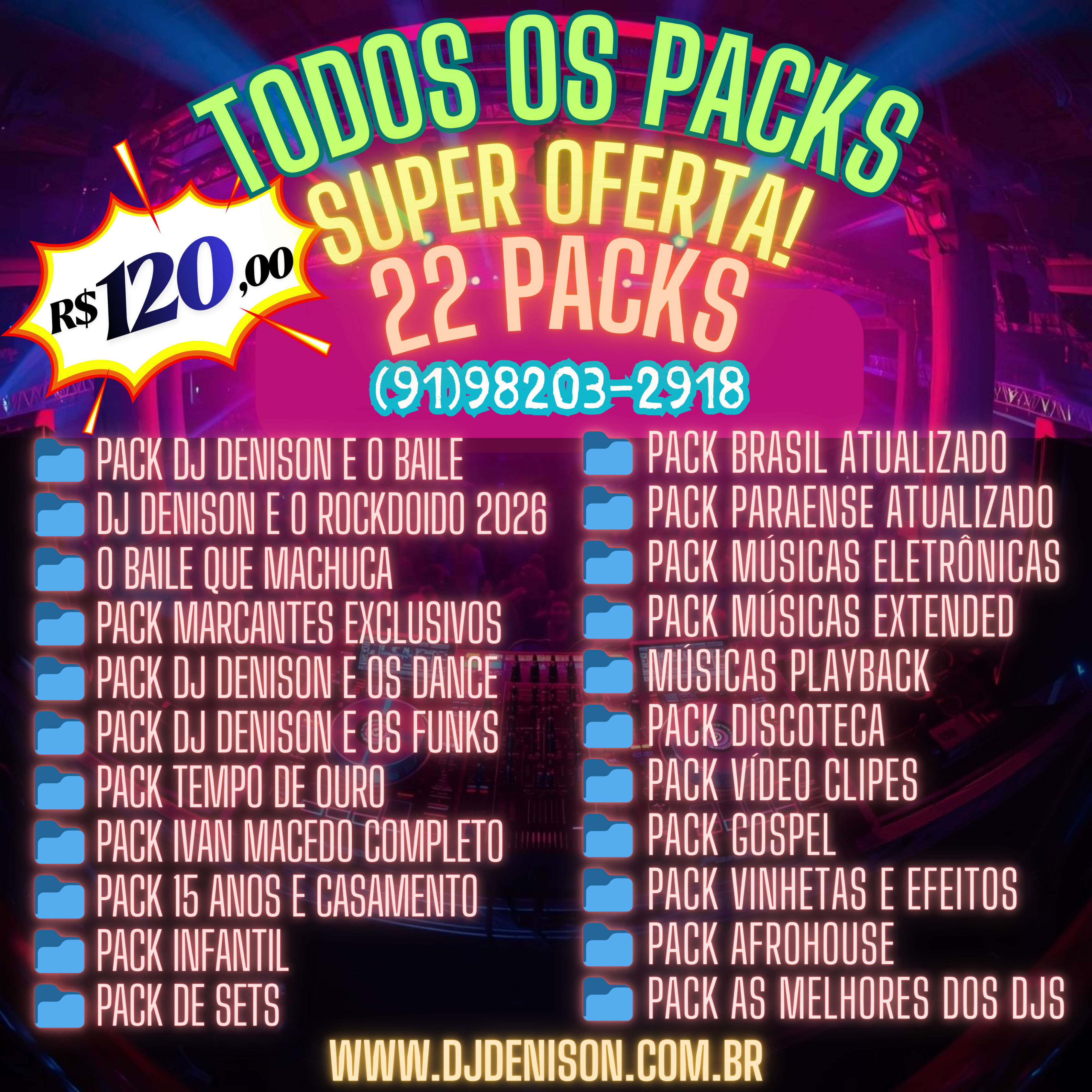 Imagem de TODOS OS PACKS (22 PACKS)
