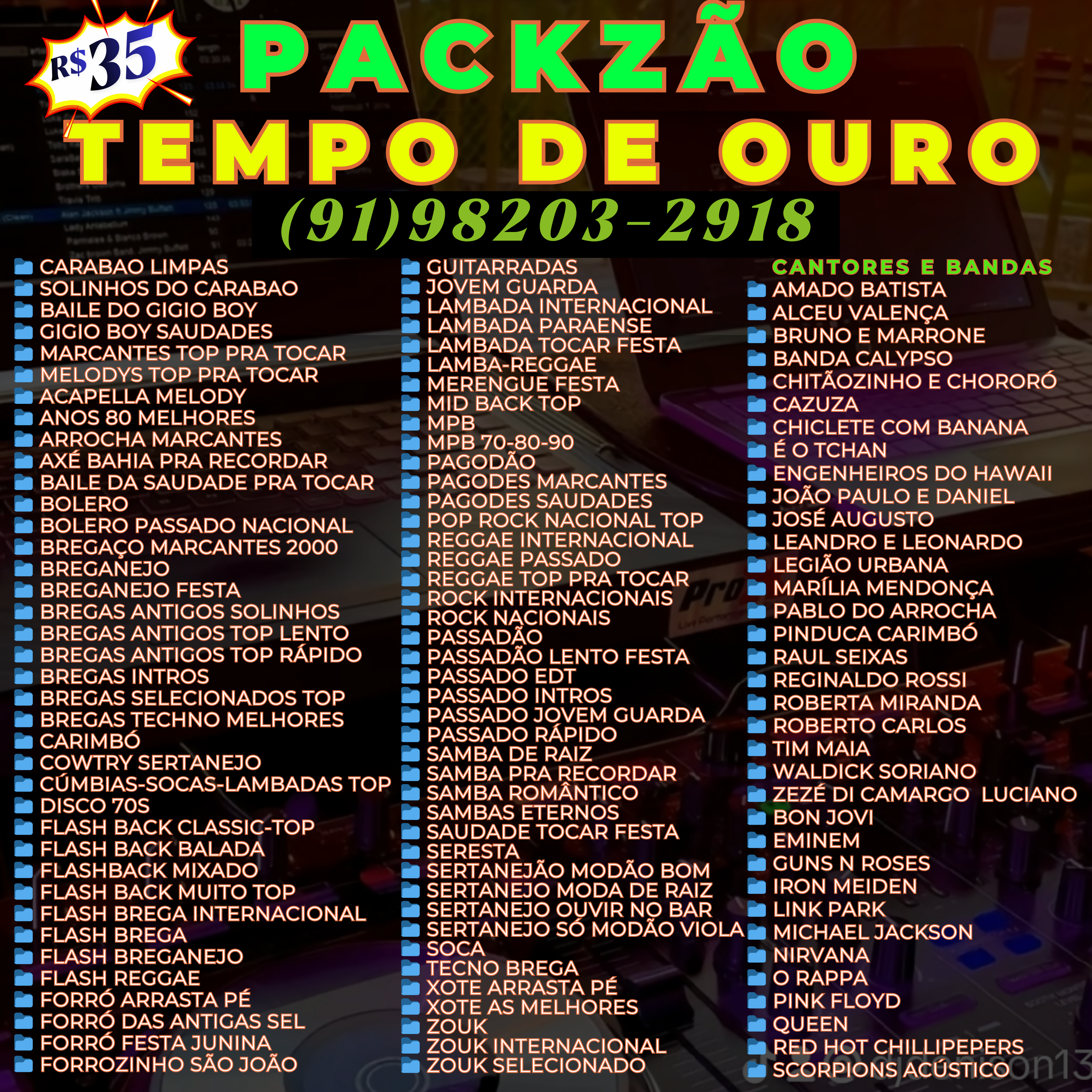 Imagem de PACKZÃO TEMPO DE OURO