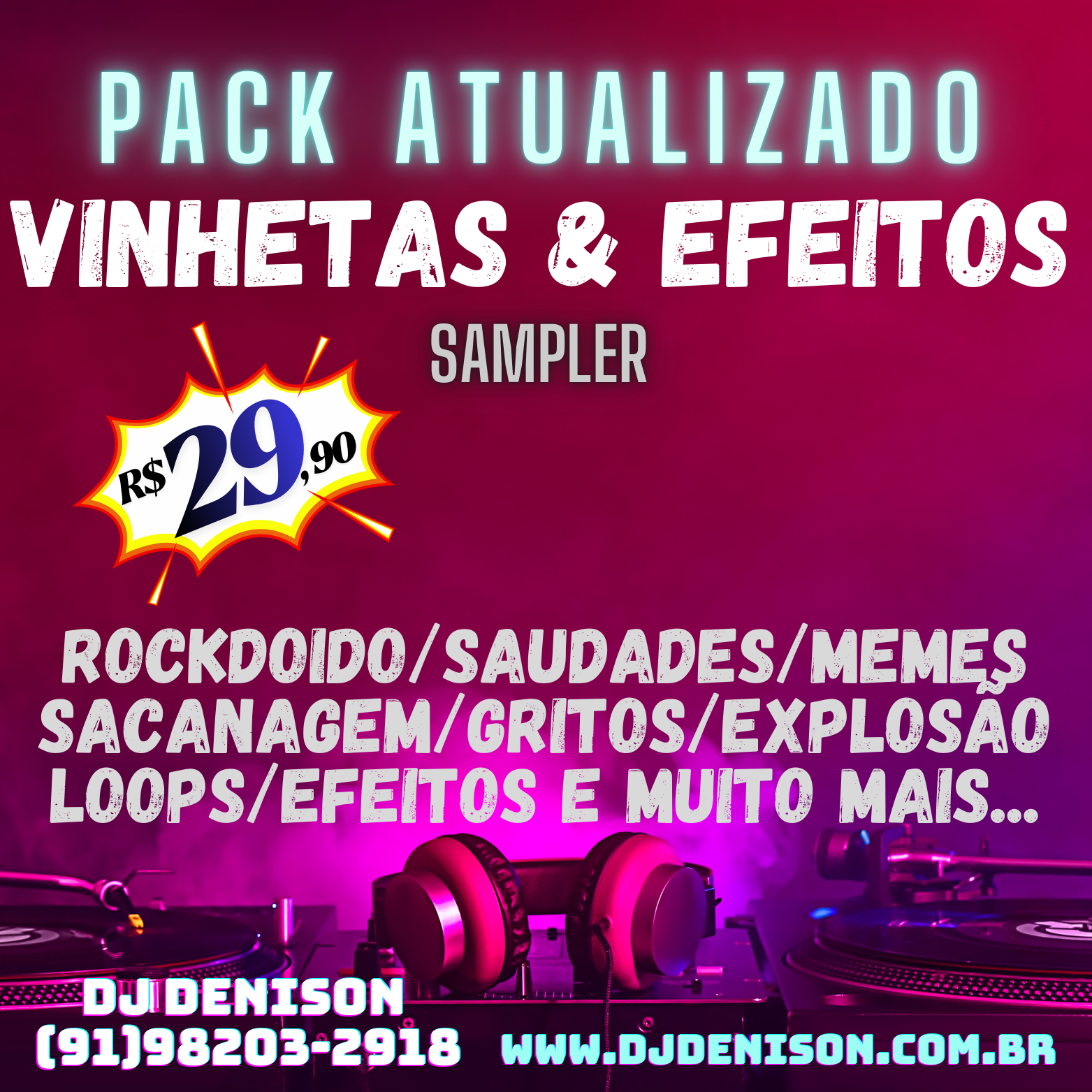 Imagem de PACK VINHETAS E EFEITOS SAMPLER 