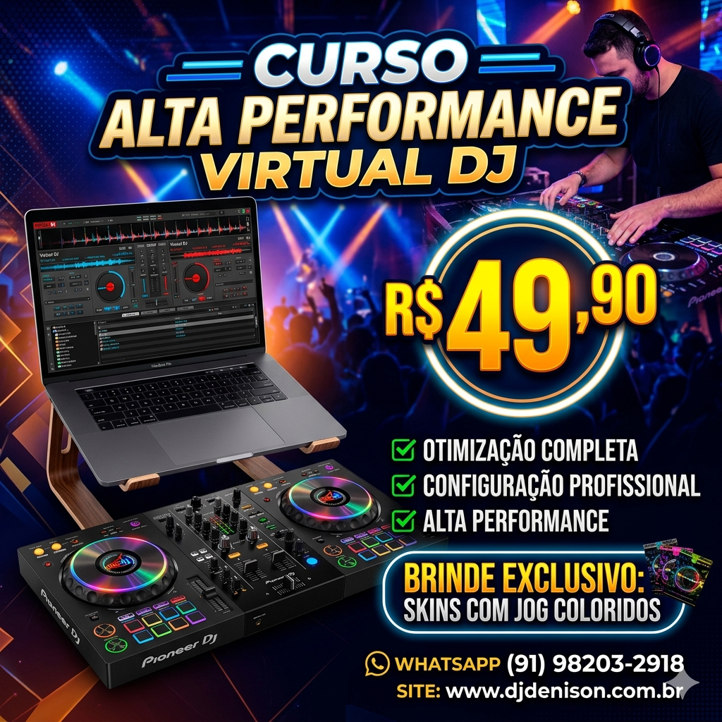 Imagem de CURSO DE ALTA PERFORMANCE DO VIRTUAL DJ 