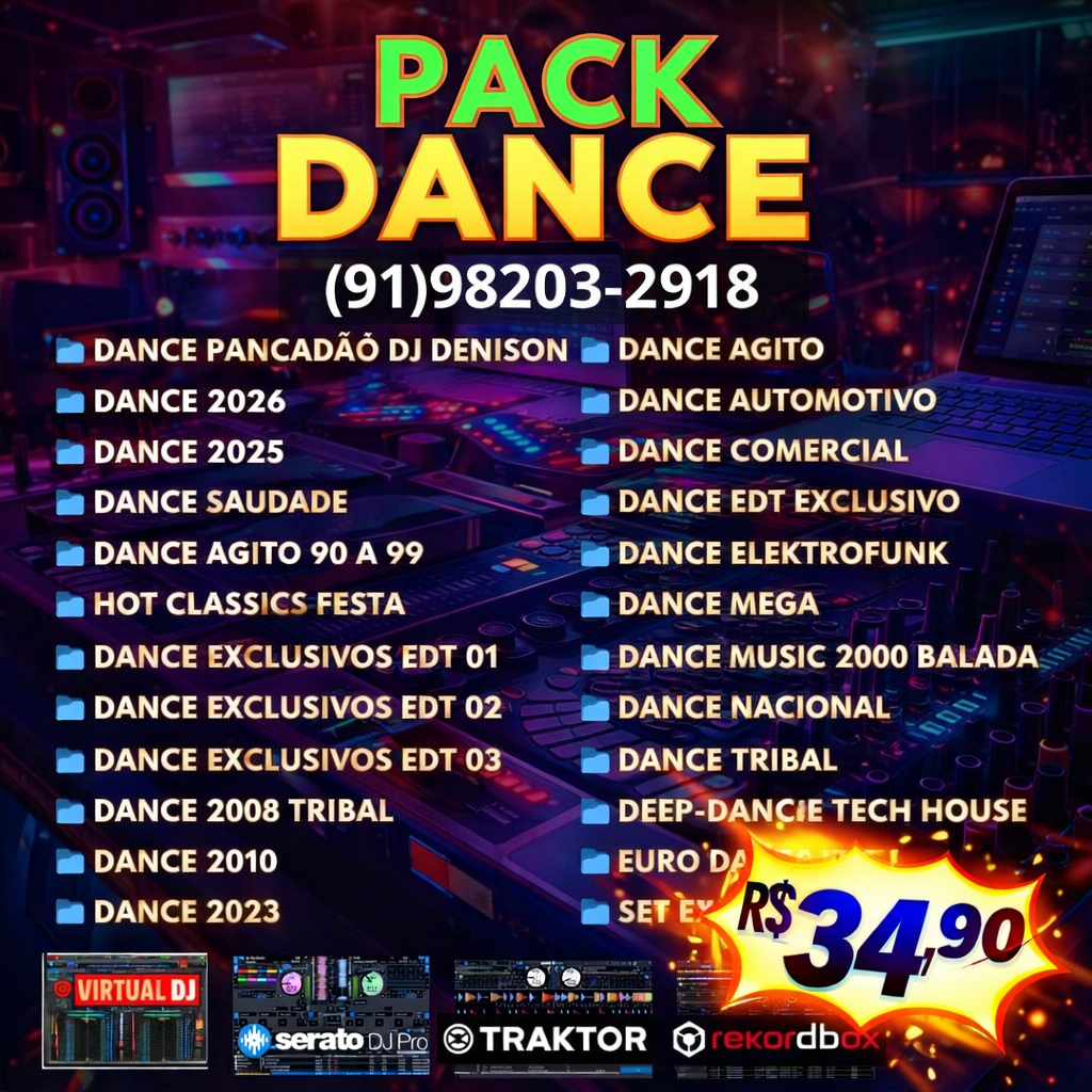 Imagem de PACK DJ DENISON E OS DANCE