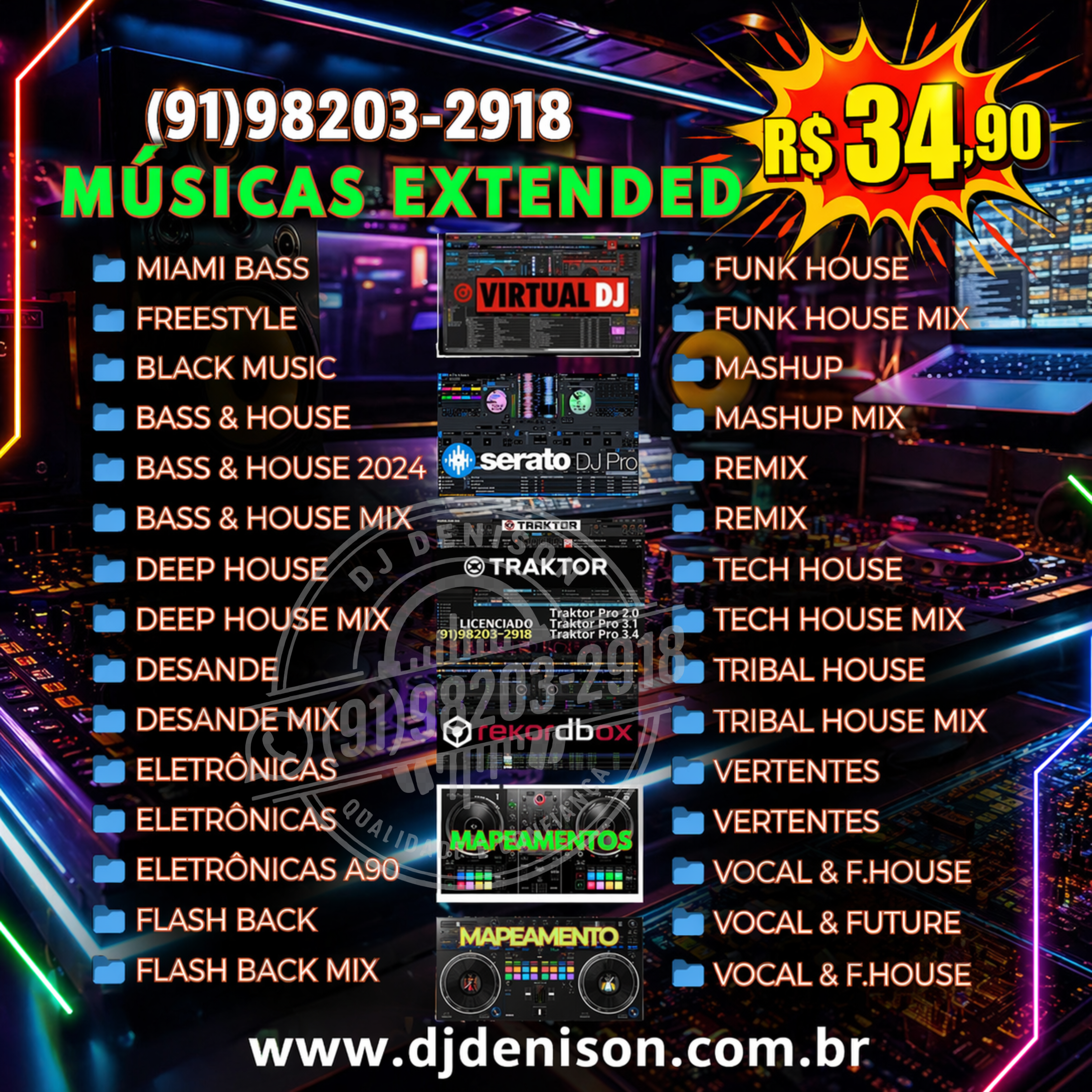 Imagem de PACK MÚSICAS EXTENDED 