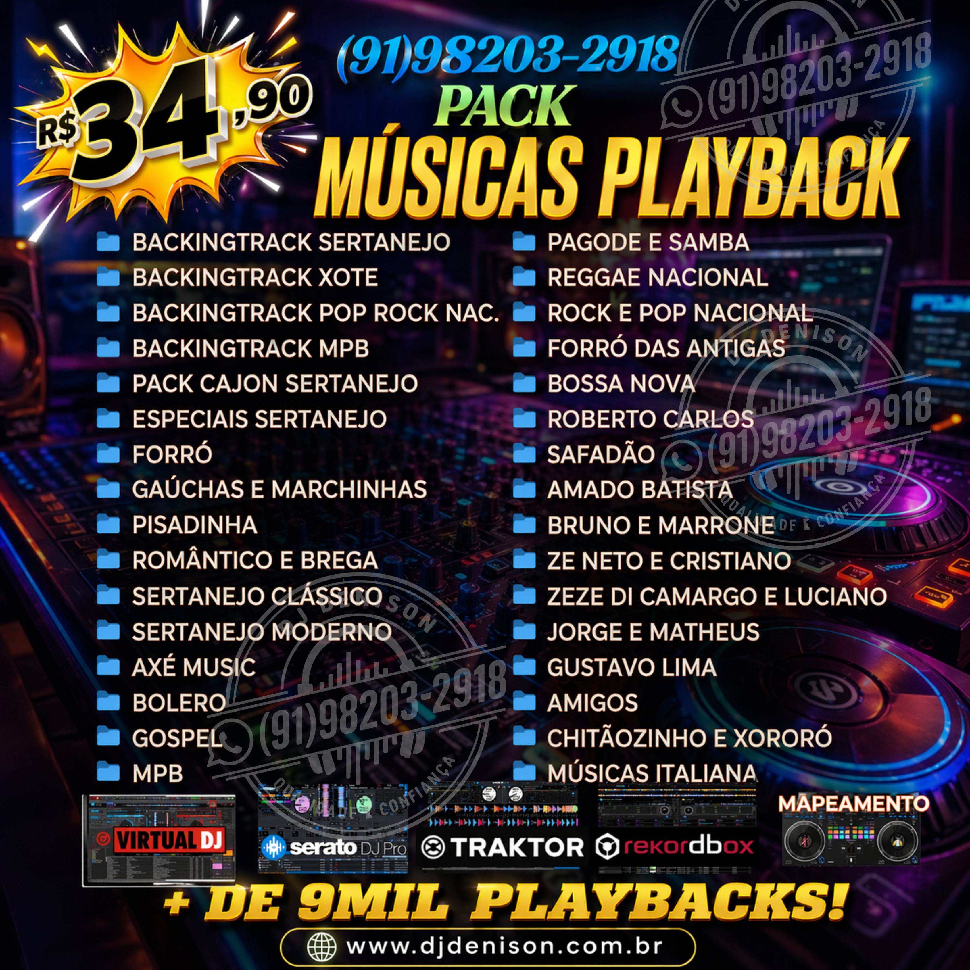 Imagem de PACK DE MÚSICAS PLAYBACK 