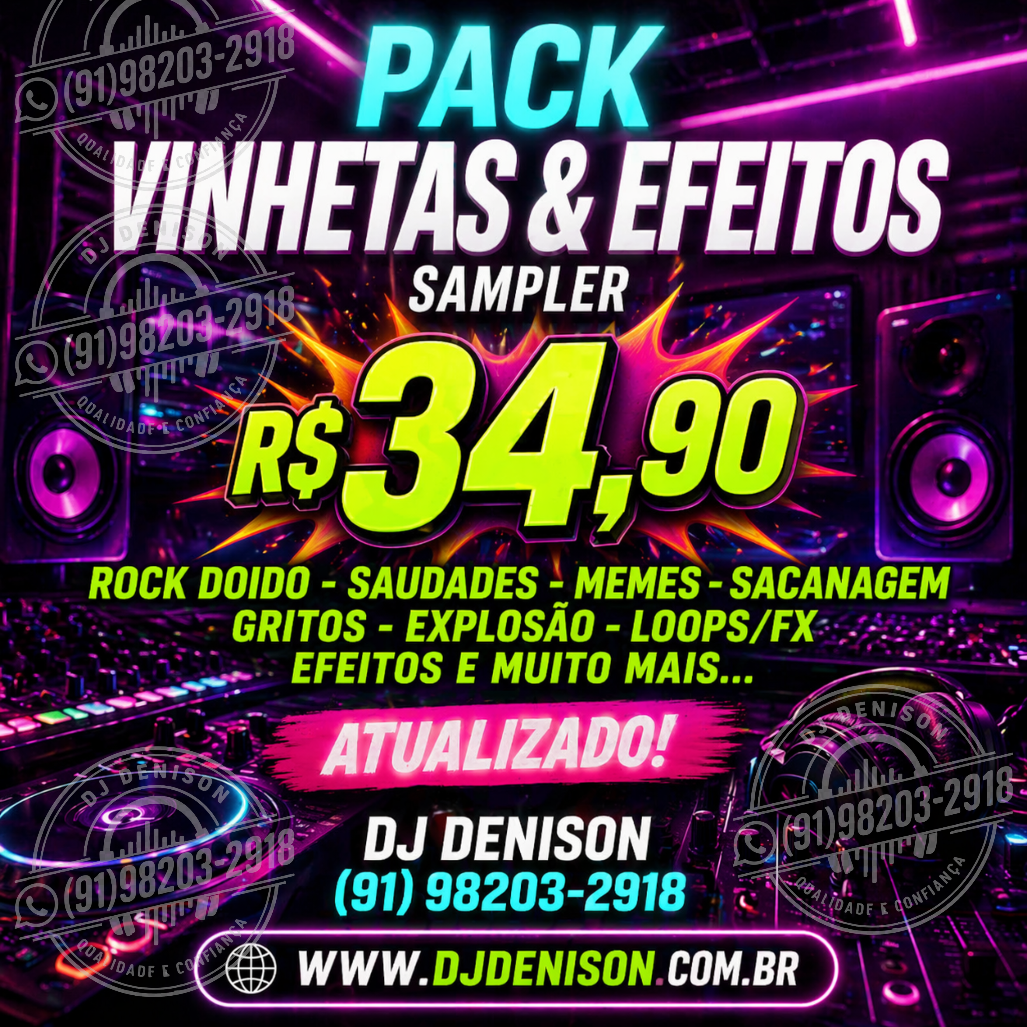 Imagem de PACK VINHETAS E EFEITOS SAMPLER 