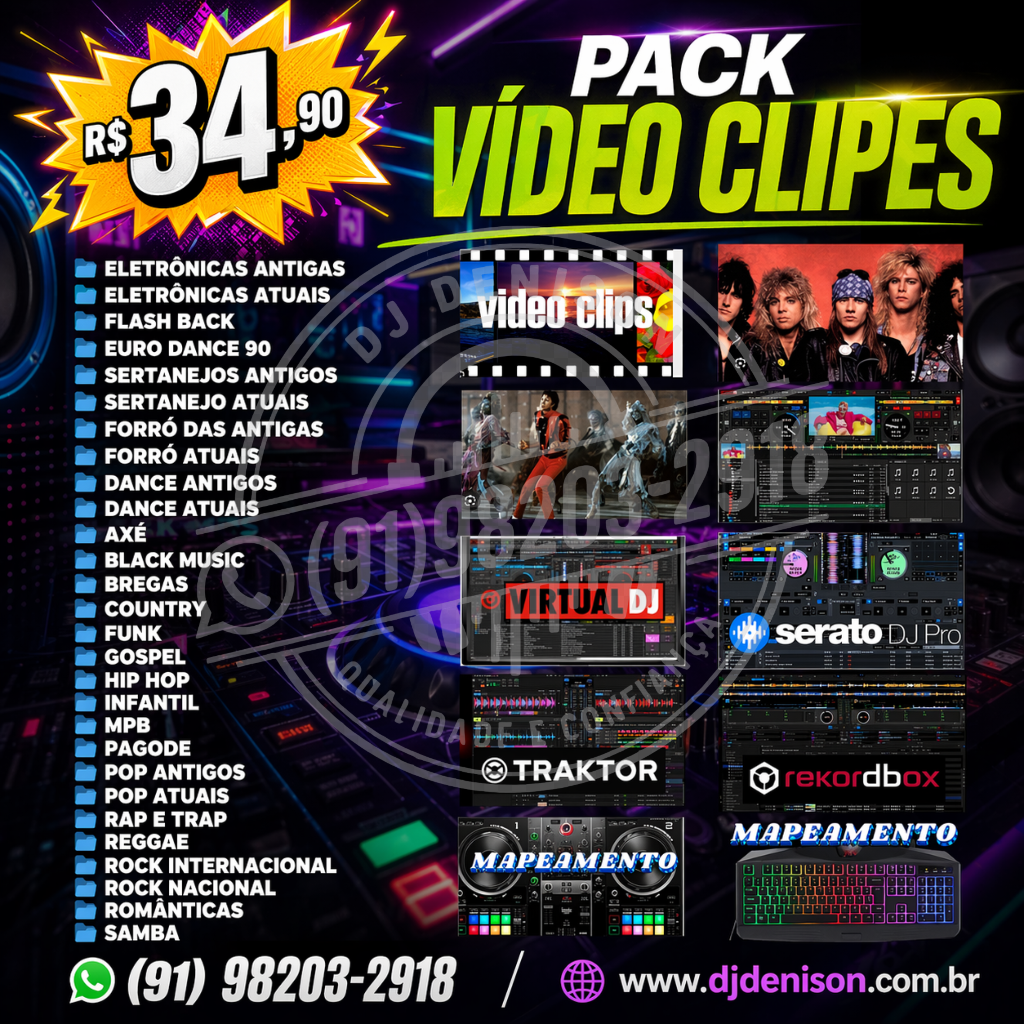 Imagem de PACK VÍDEO CLIPES 