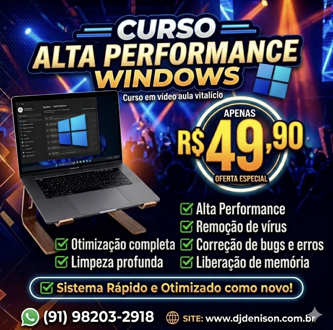 Imagem de CURSO WINDOWS ALTA PERFORMANCE 