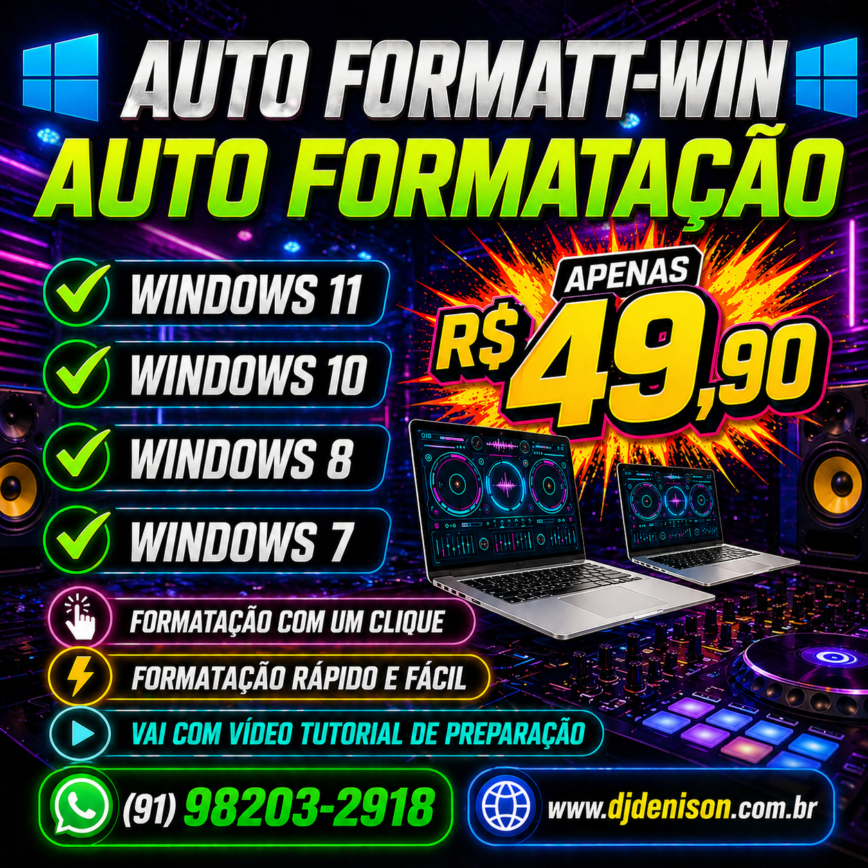 Imagem de BOOT - WINDOWS - ALTO FORMAT 