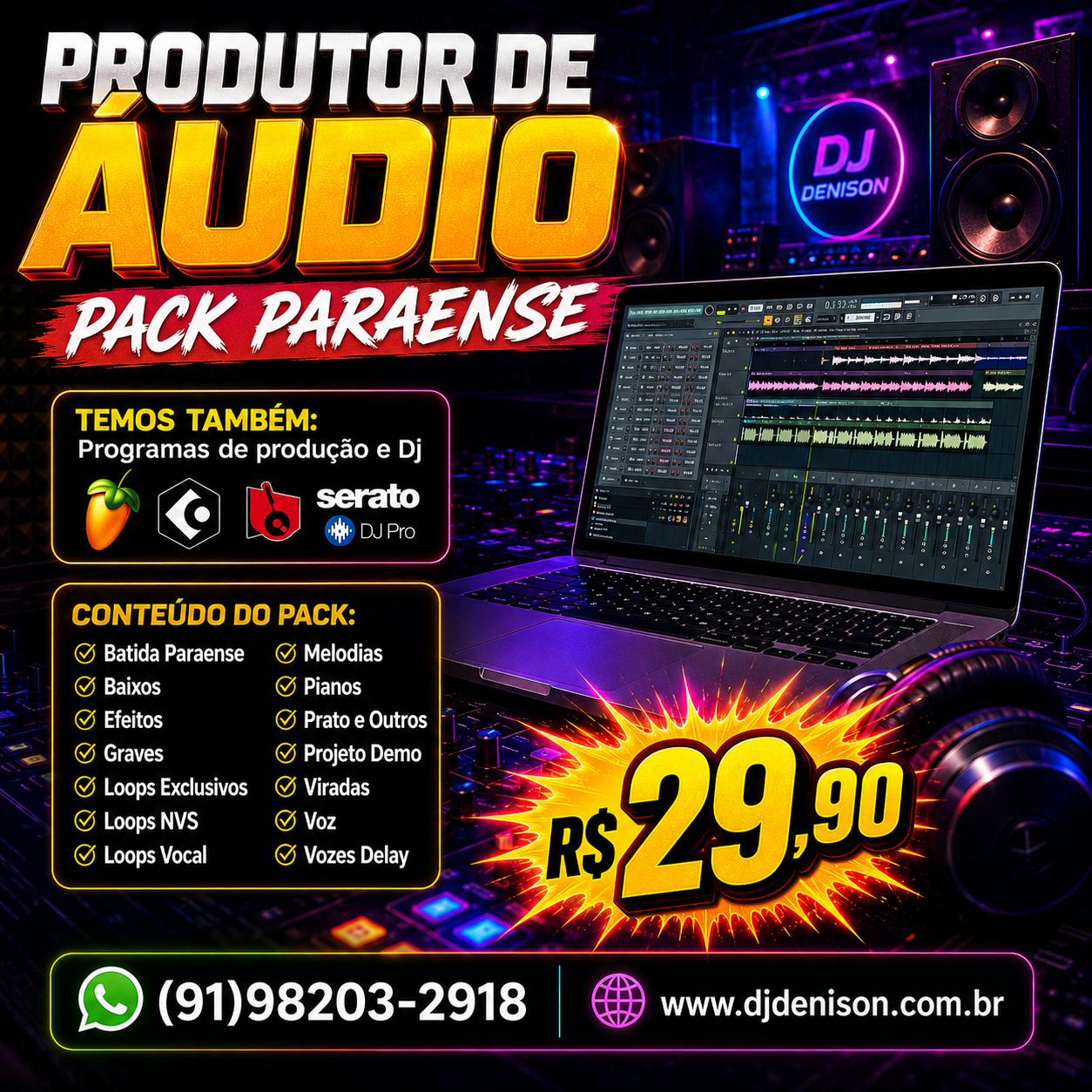 Imagem de PRODUTOR DE ÁUDIO - PACK PARAENSE 