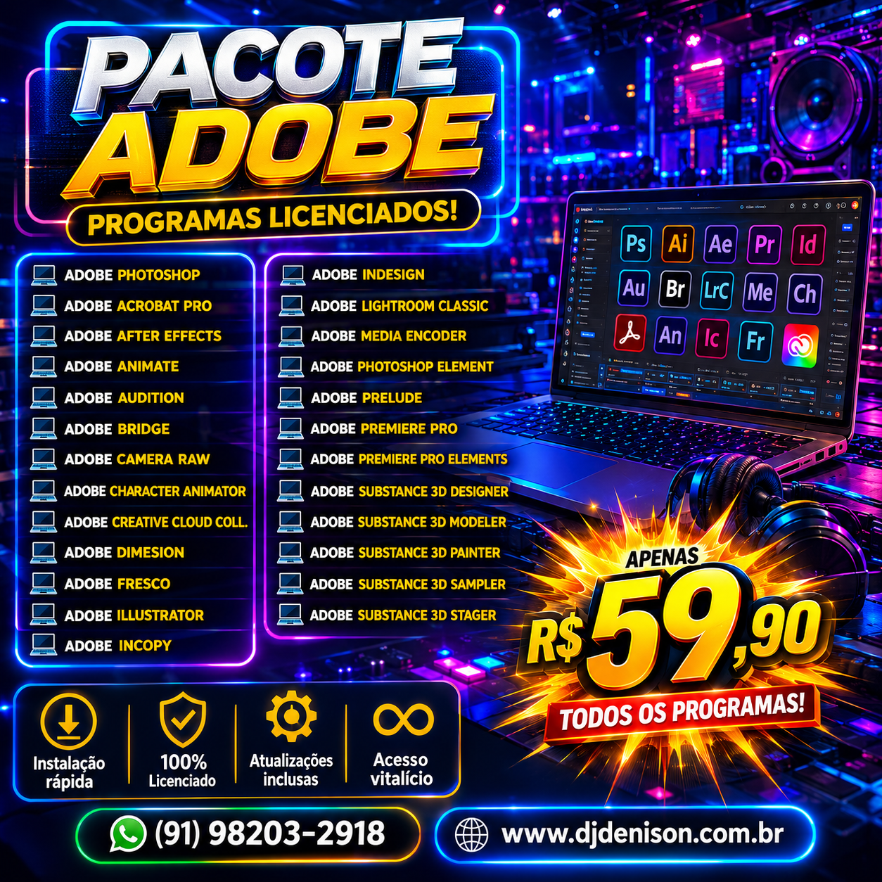 Imagem de PACOTE ADOBE