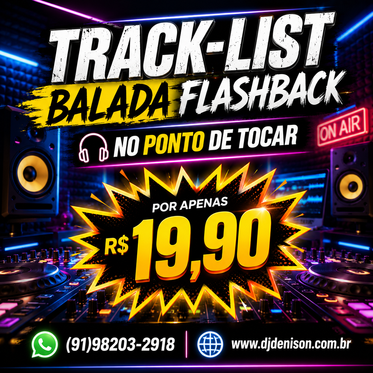 Imagem de TRACK-LIST BALADA FLASHBACK 