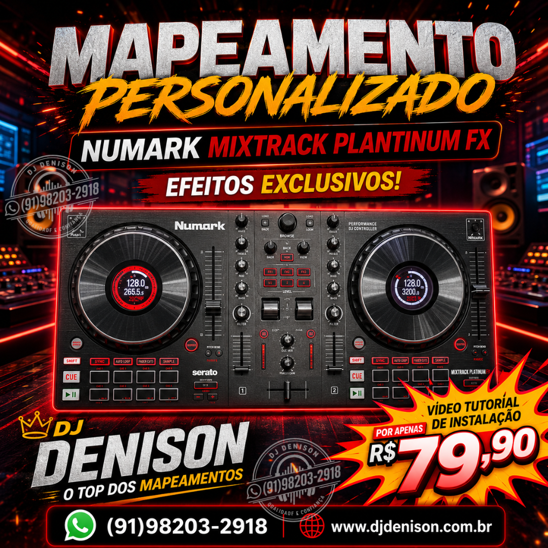 Imagem de MAPEAMENTO NUMARK MIXTRACK PLANTINUM FX (EXCLUSIVO)