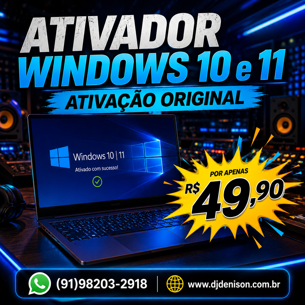 Imagem de ATIVADOR WINDOWS 10 E 11