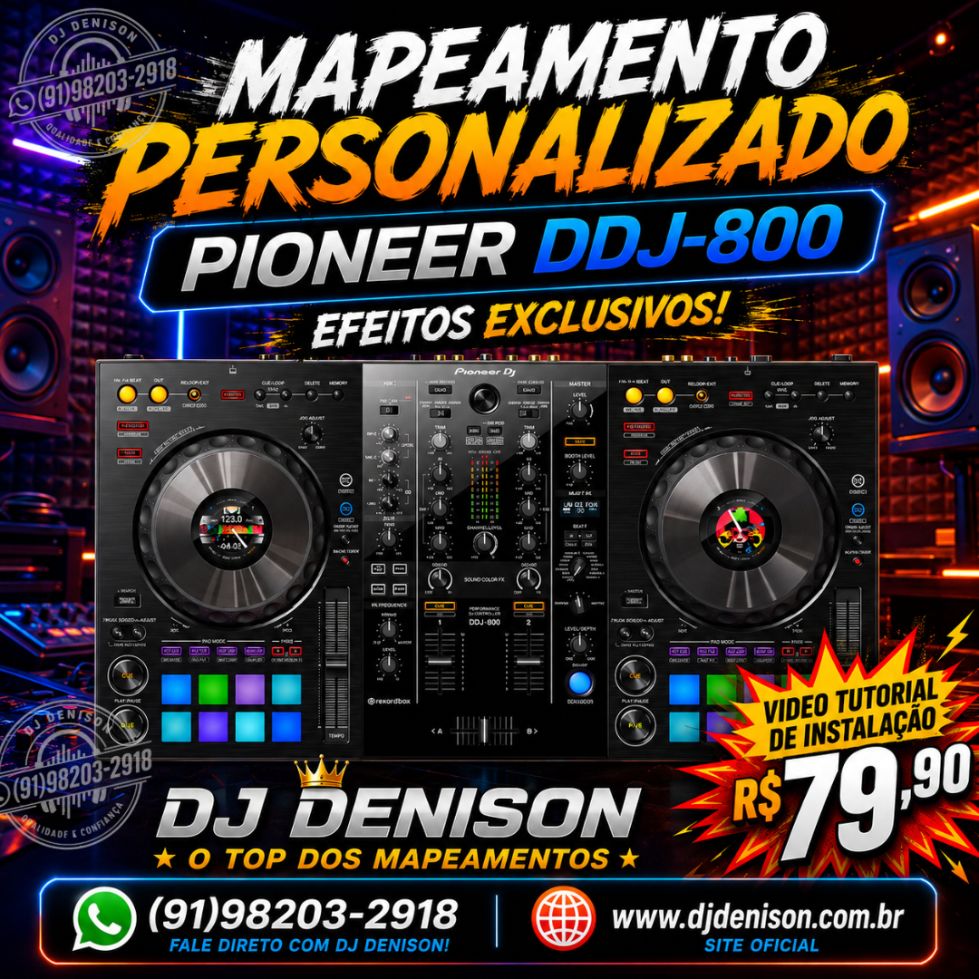 Imagem de MAPEAMENTO DDJ-800 (EXCLUSIVO)
