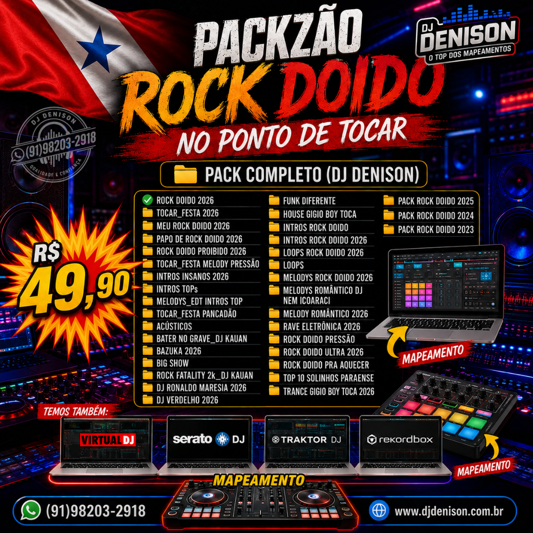 Imagem de PACKZÃO ROCK DOIDO (COMPLETO E ATUALIZADO)