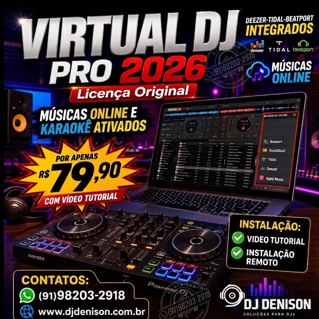 Imagem de VIRTUAL DJ PRO 2026 (YOUTUBE E MUSICAS ONLINE)